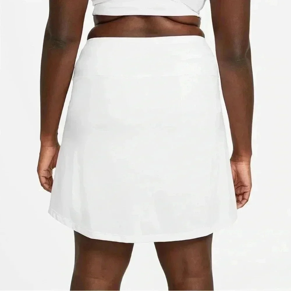 Nike white Dri-FIT Victory Golf pickle ball tennis Skirt skirt  L